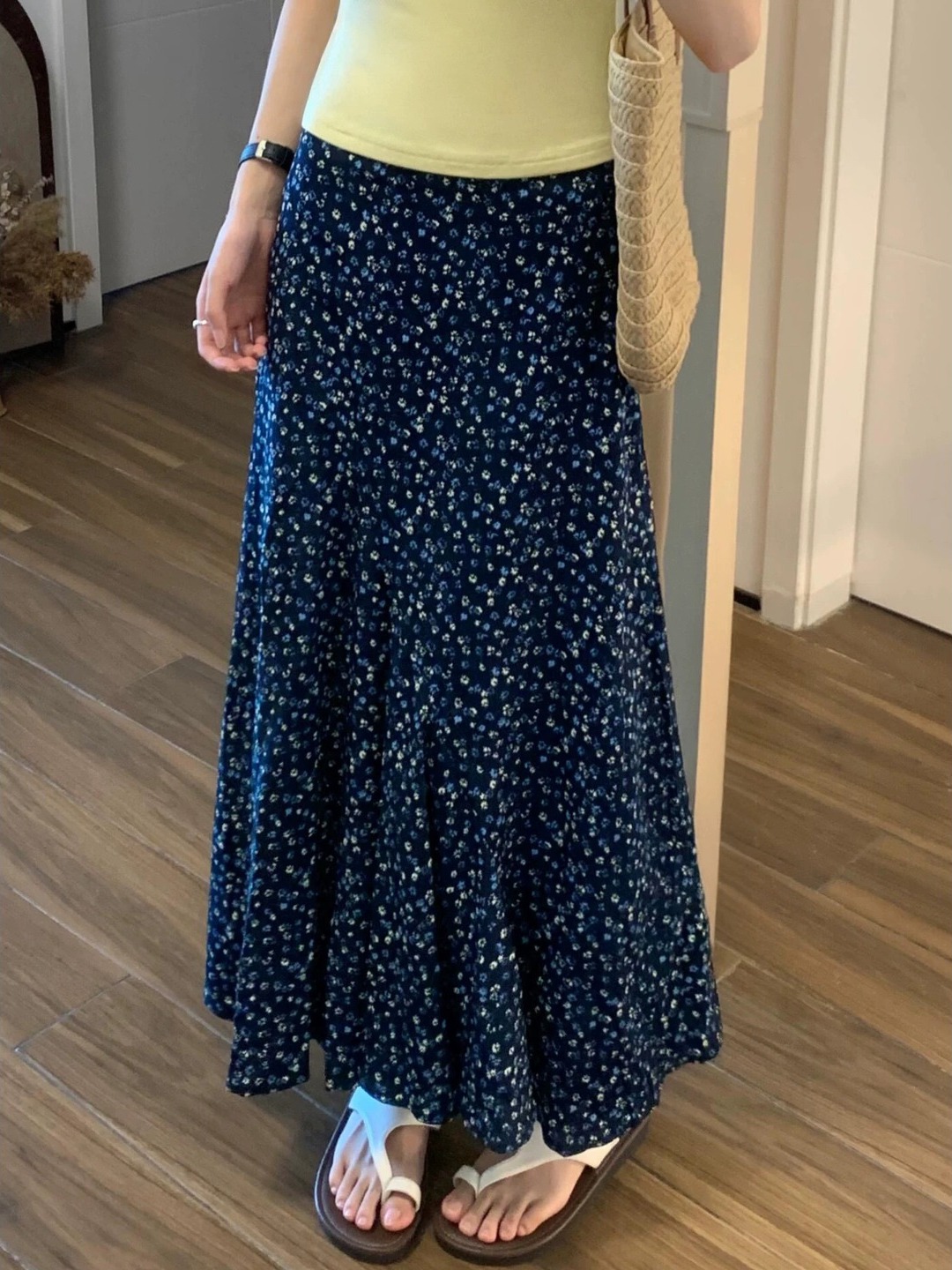 Spódnica midi w kwiatowy wzór  – Midi Skirt Floral recenzja i cena