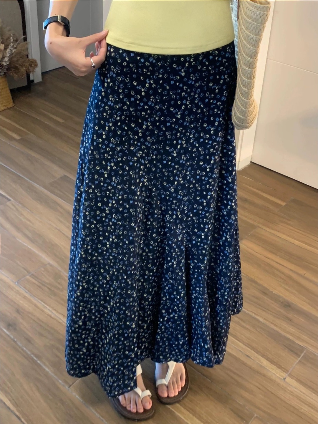 Spódnica midi w kwiatowy wzór  – Midi Skirt Floral recenzja i cena
