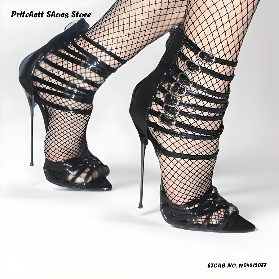 Damskie lakierowane sandały na – Sandal Strappy Heeled recenzja i cena