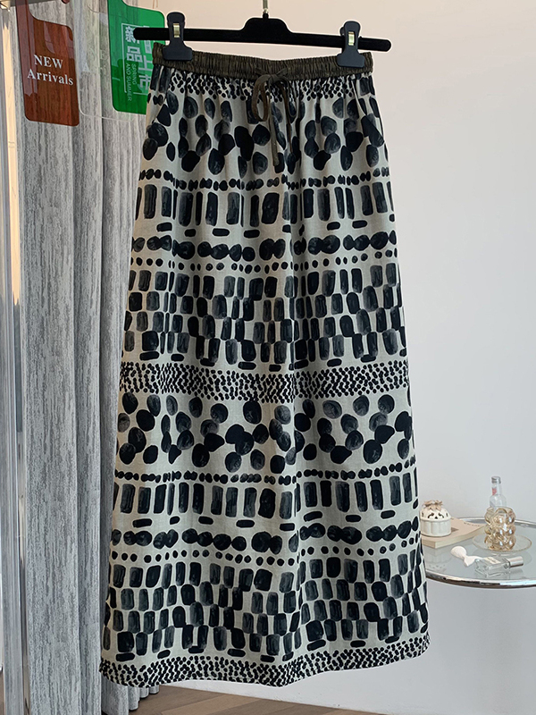 Damska letnia spódnica midi w  – Midi Skirt Floral recenzja i cena