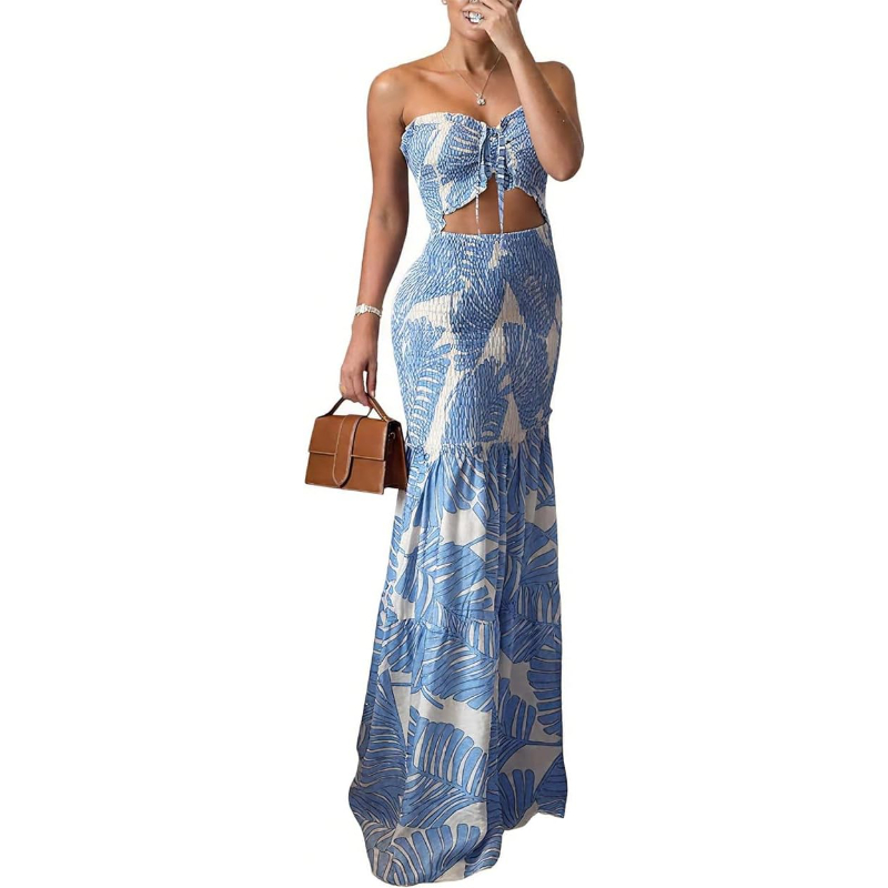 CHICME Kwiatowa Sukienka Wakac – Maxi Dress Halter recenzja i cena