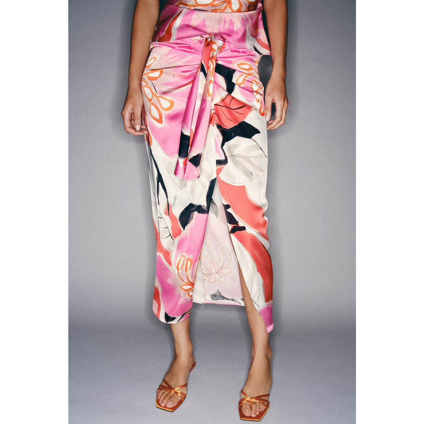 Spódnica midi z wysokim stanem – Midi Skirt Floral recenzja i cena